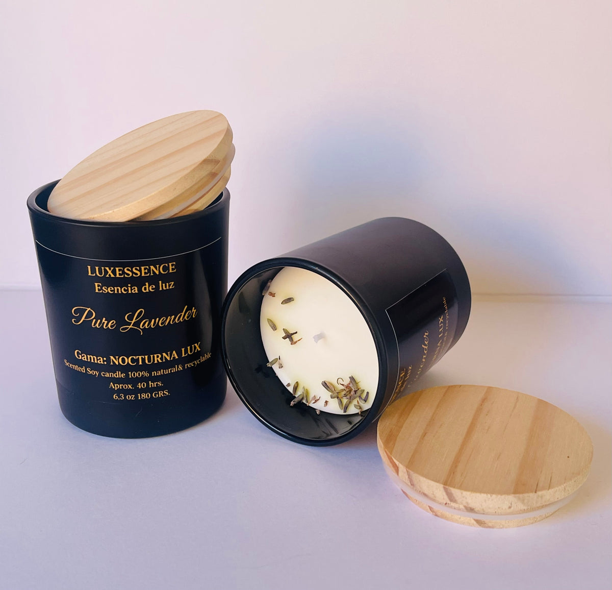 Pure Lavender · Vela artesanal de soja · Lavanda & Cedro