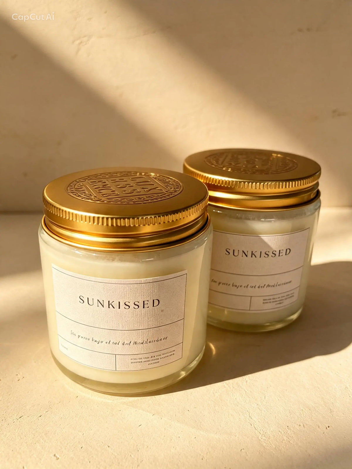 SUNKISSED 🍊✨ · Vela artesanal de soja · Naranja & Cítrico Mediterráneo