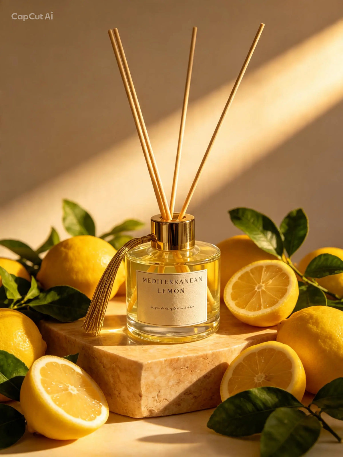 MIKADO - Mediterranean Luxessence · Difusor de aceites esenciales · Limón & Naranja