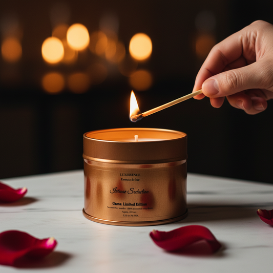 Intense Seduction · Vela artesanal de soja · Edición Limitada · Bergamota & Musk